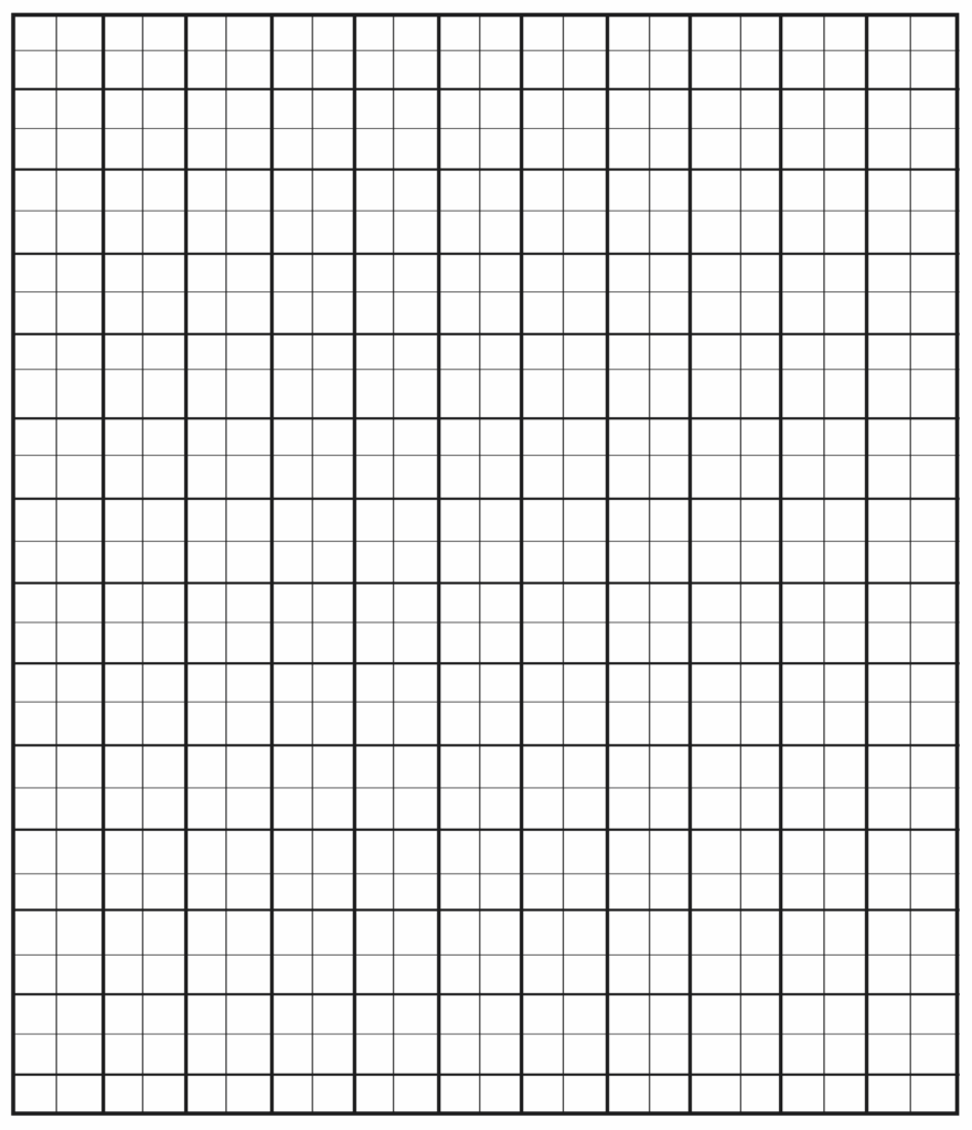 1 2 Inch Printable Graph Paper