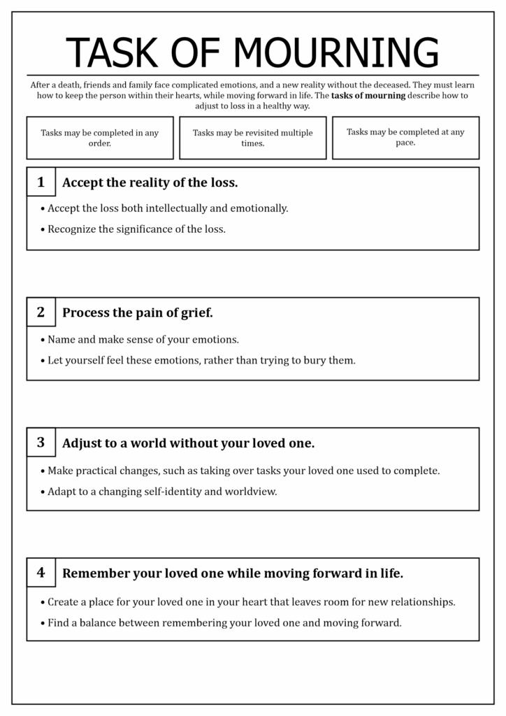 15 Best Images Of Grief Therapy Worksheets Free Grief Worksheets For Adults Free Grief