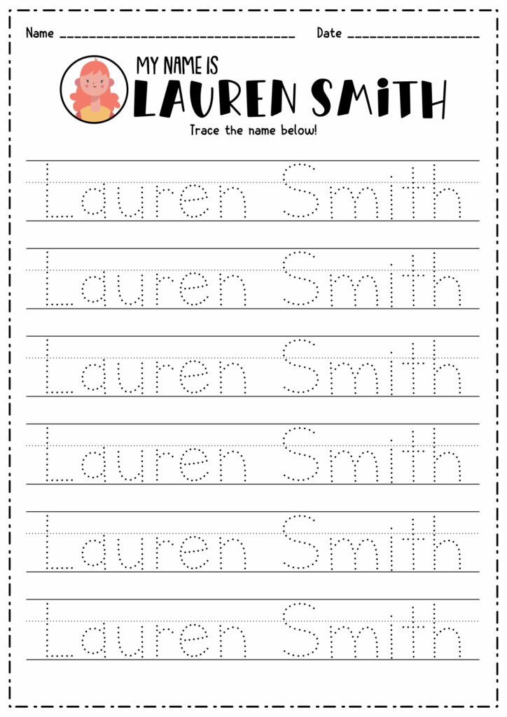 15 Create Name Tracing Worksheets Free PDF At Worksheeto