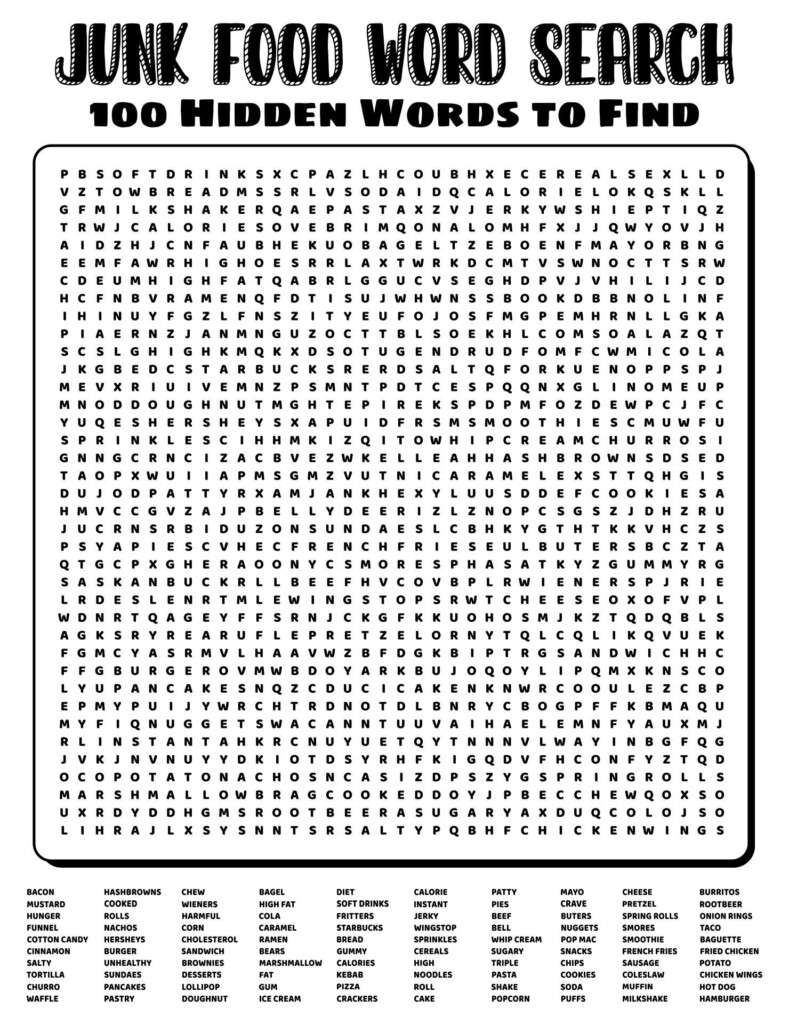 20 Best 100 Word Word Searches Printable Pdf For Free At Artofit