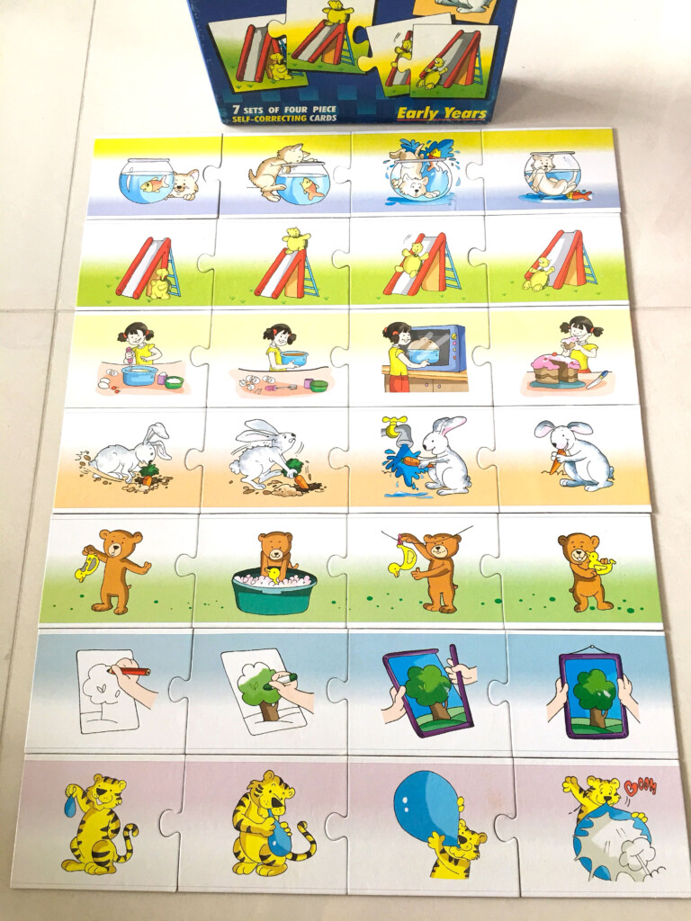 4 Step Sequencing Cards Puzzles By Smart Hobbies Toys Toys Games On Carousell
