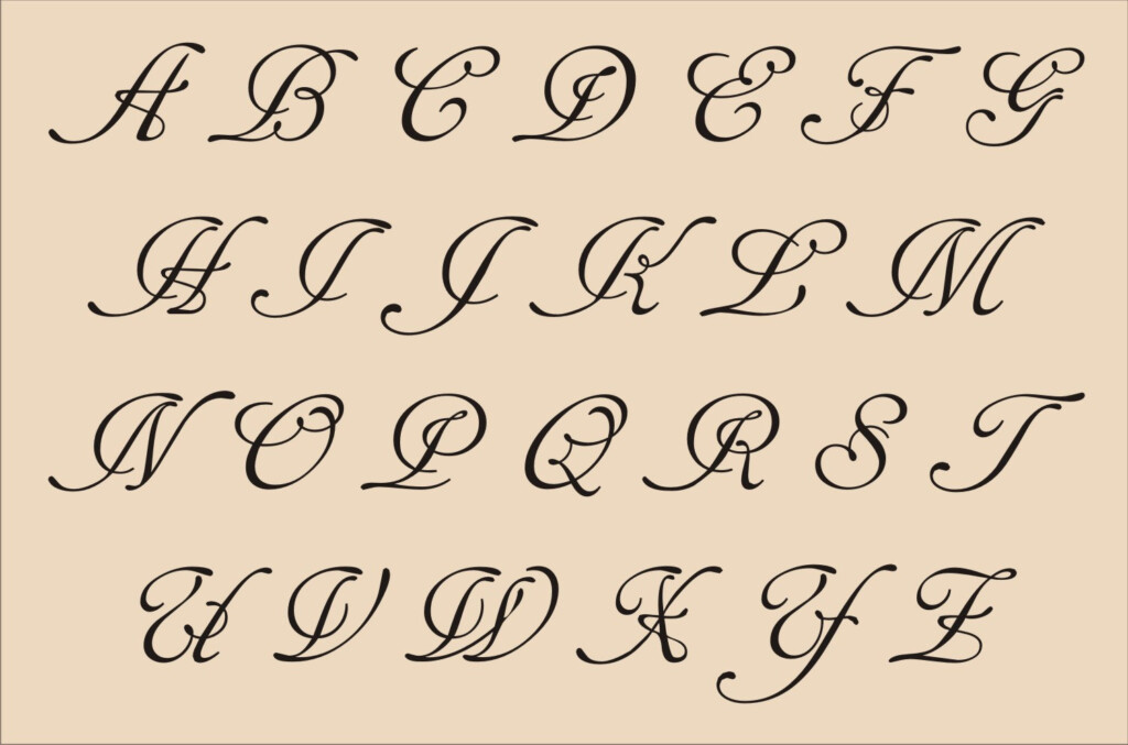 9 Best Images Of Fancy Printable Letter Templates Free Printable Stencil Letters Template