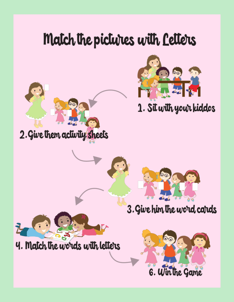 Alphabet Matching Game Free Worksheets