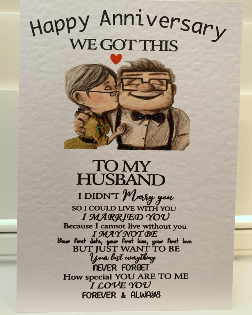 Anniversary Cards Husband Anniversary Wife Anniversary Love Etsy UK