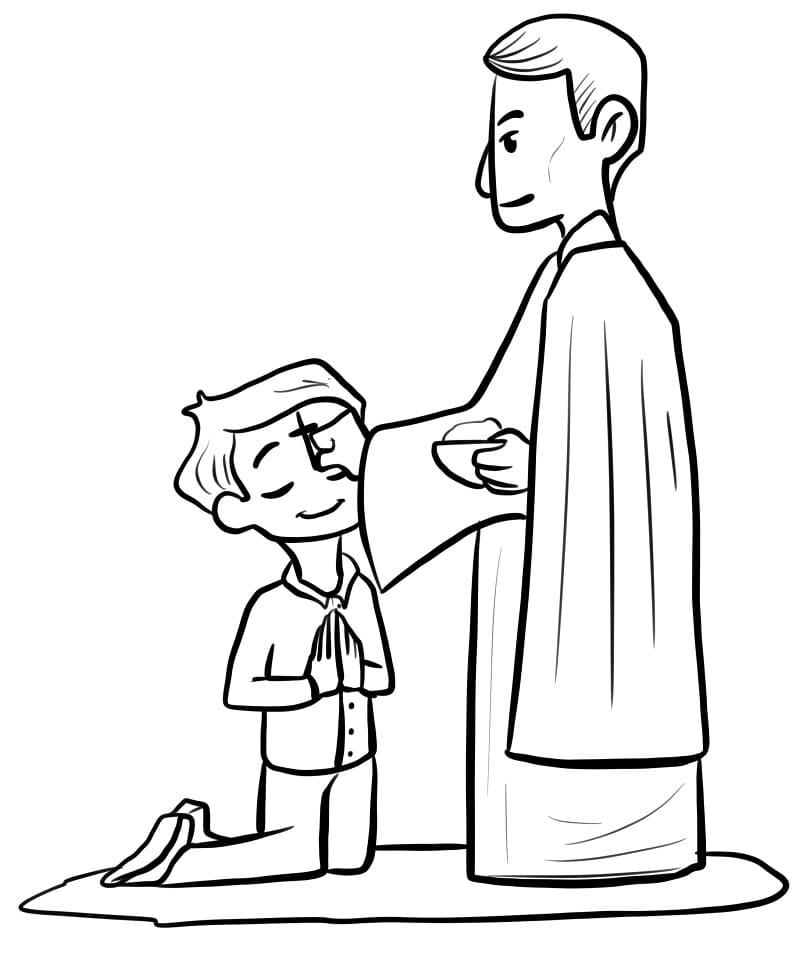 Ash Wednesday For Free Coloring Page Download Print Or Color Online For Free