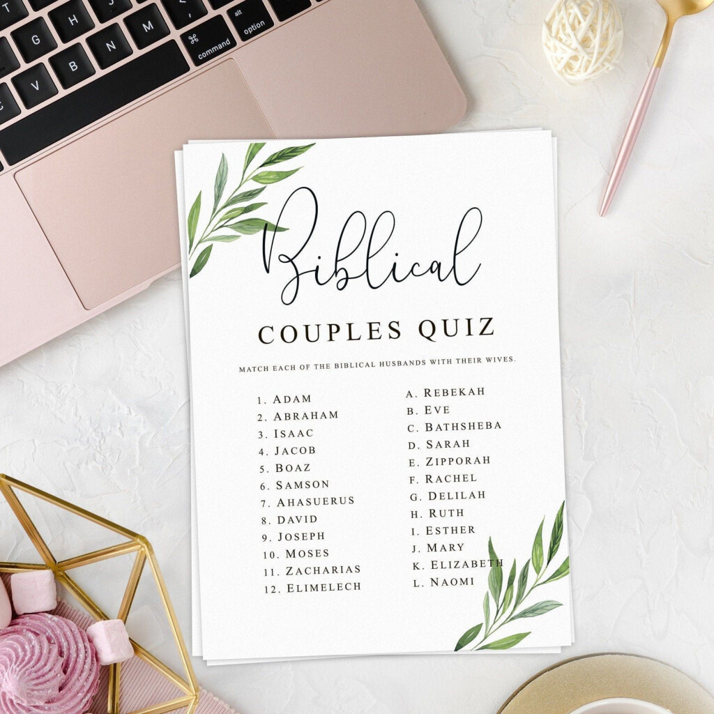 Bible Couples Quiz Free Printable Printable Word Searches