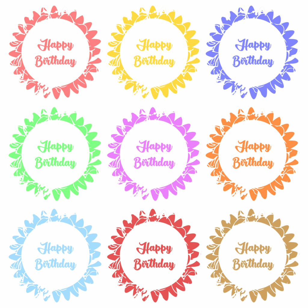 Blank Cupcake Toppers 10 Free PDF Printables Printablee