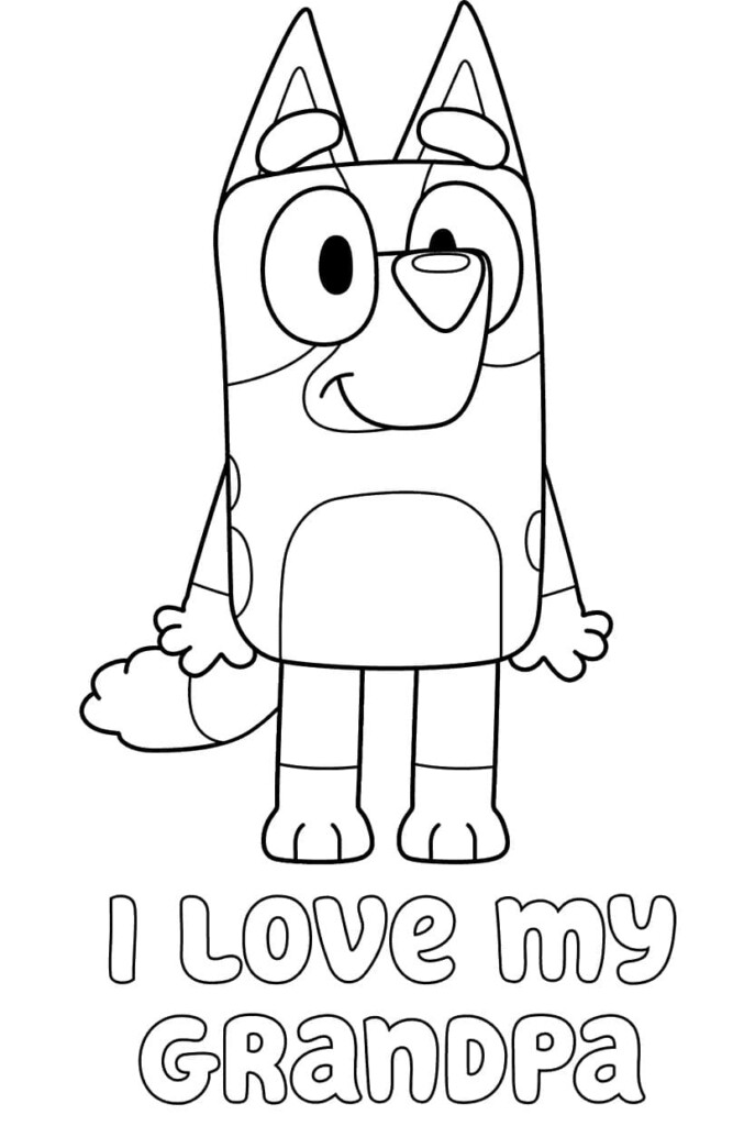 Bluey Coloring Pages Print Or Download For Free WONDER DAY Coloring Pages For Children And