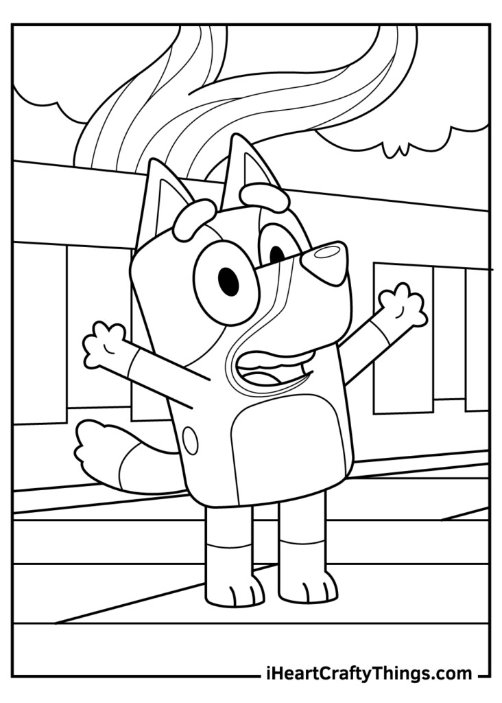 Bluey Coloring Pages Updated 2021 