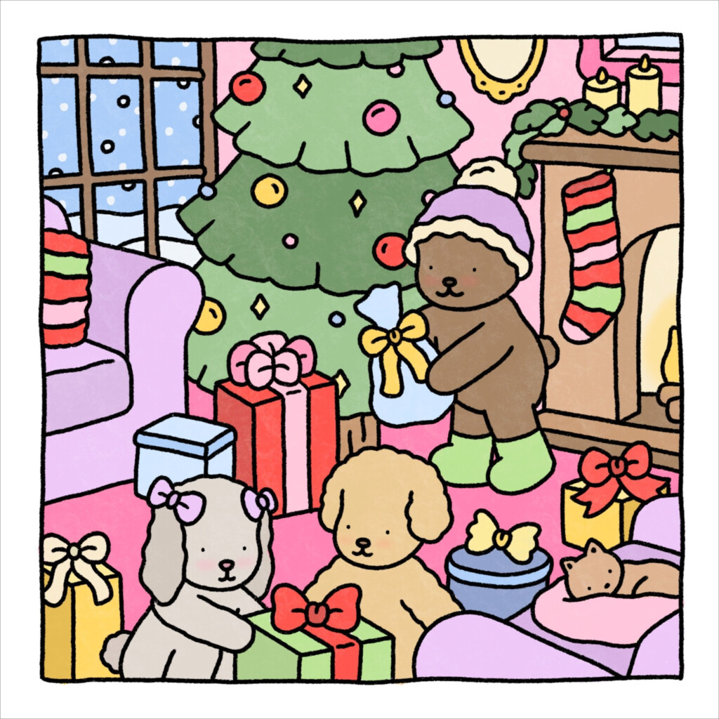 Bobbie Goods Christmas Coloring Books Coloring Book Art Cute Coloring Pages
