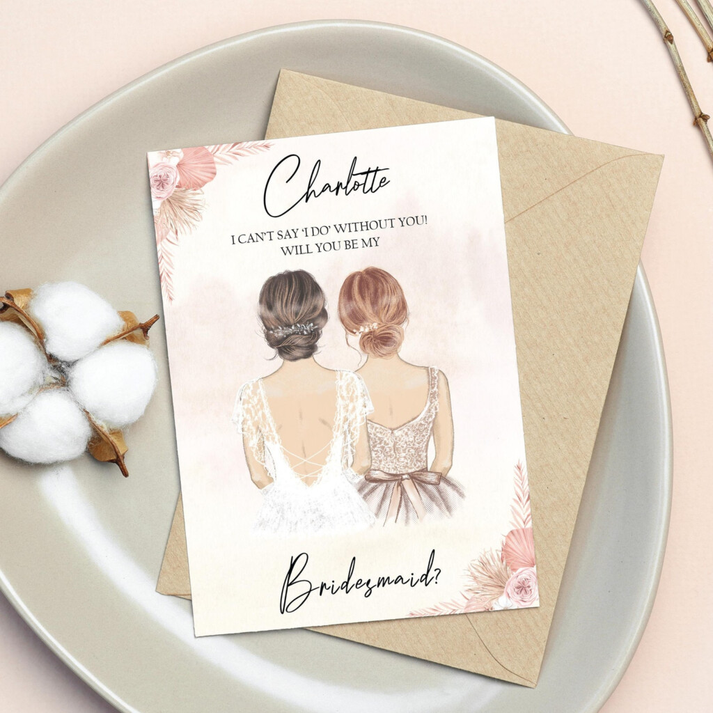 Bridesmaid Proposal Cards Printable