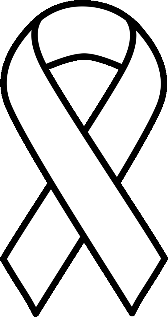 Cancer Ribbon Outline Free Download On ClipArtMag