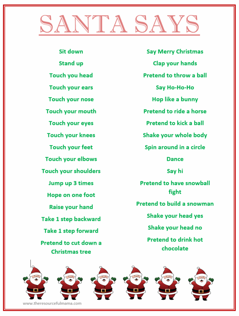 Christmas Party Games Printable Free Printable Calendars AT A GLANCE