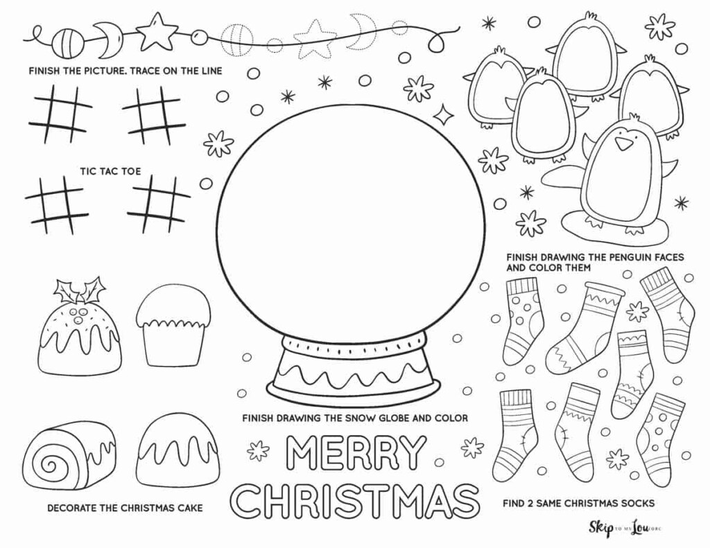 Christmas Placemats Skip To My Lou