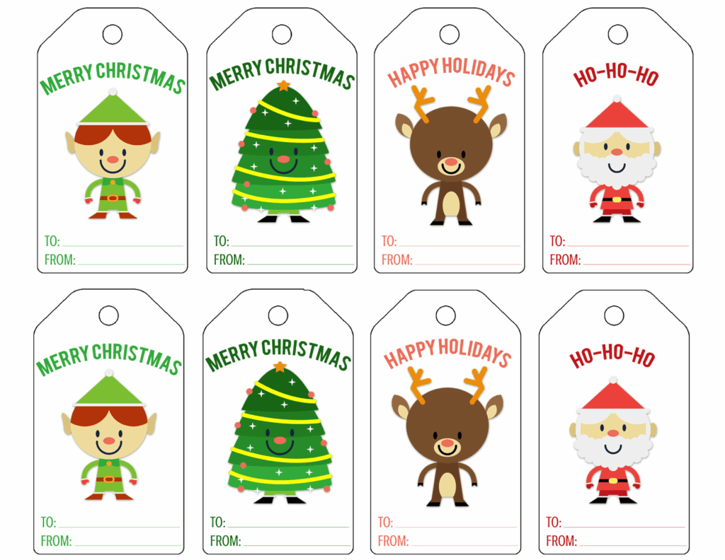 Christmas Tags Printable Free Christmas Tags Christmas Gift Tags Printable
