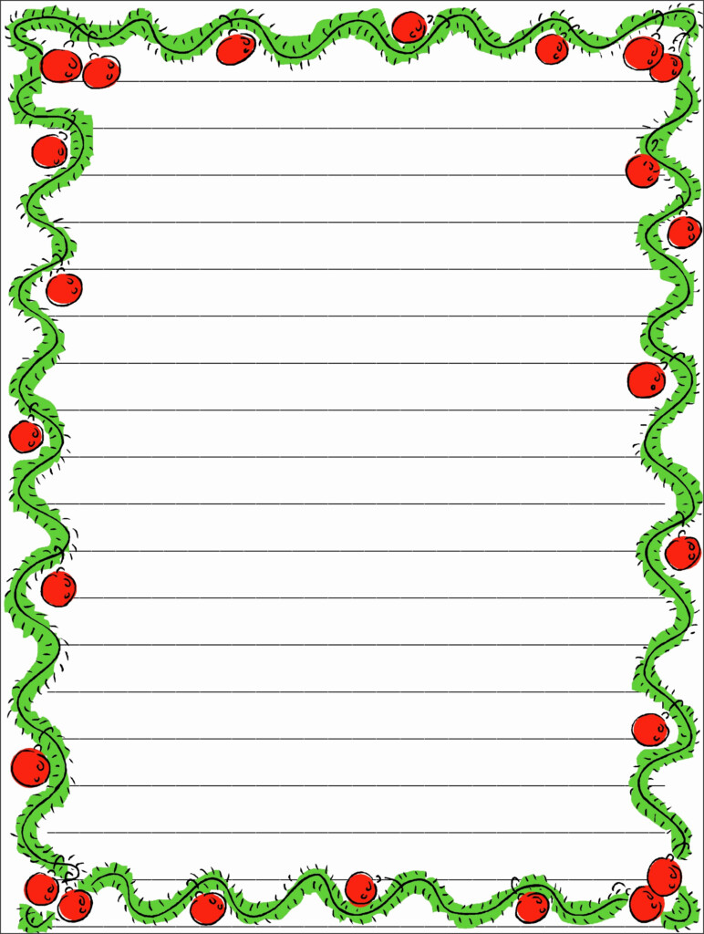 Christmas Writing Paper For 3rd Grade Archives SampleTemplatess SampleTemplatess