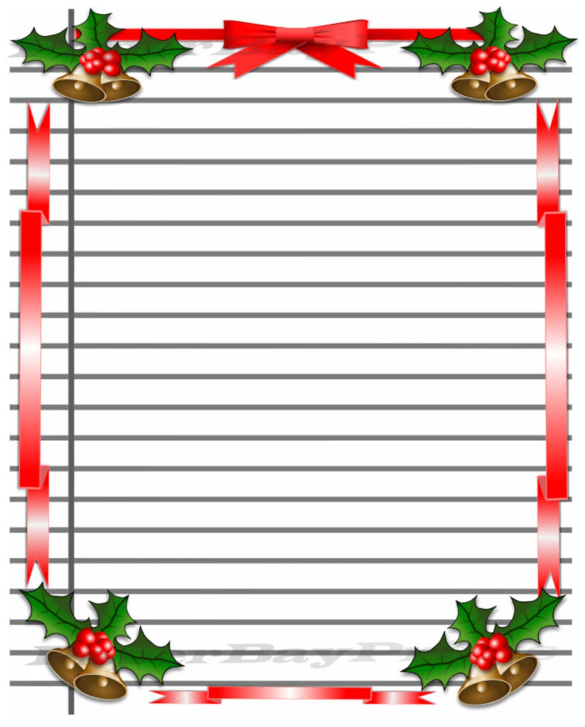Christmas Writing Paper Printable