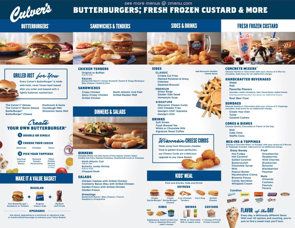 Culvers Calendar 2024 Printable Calendars AT A GLANCE
