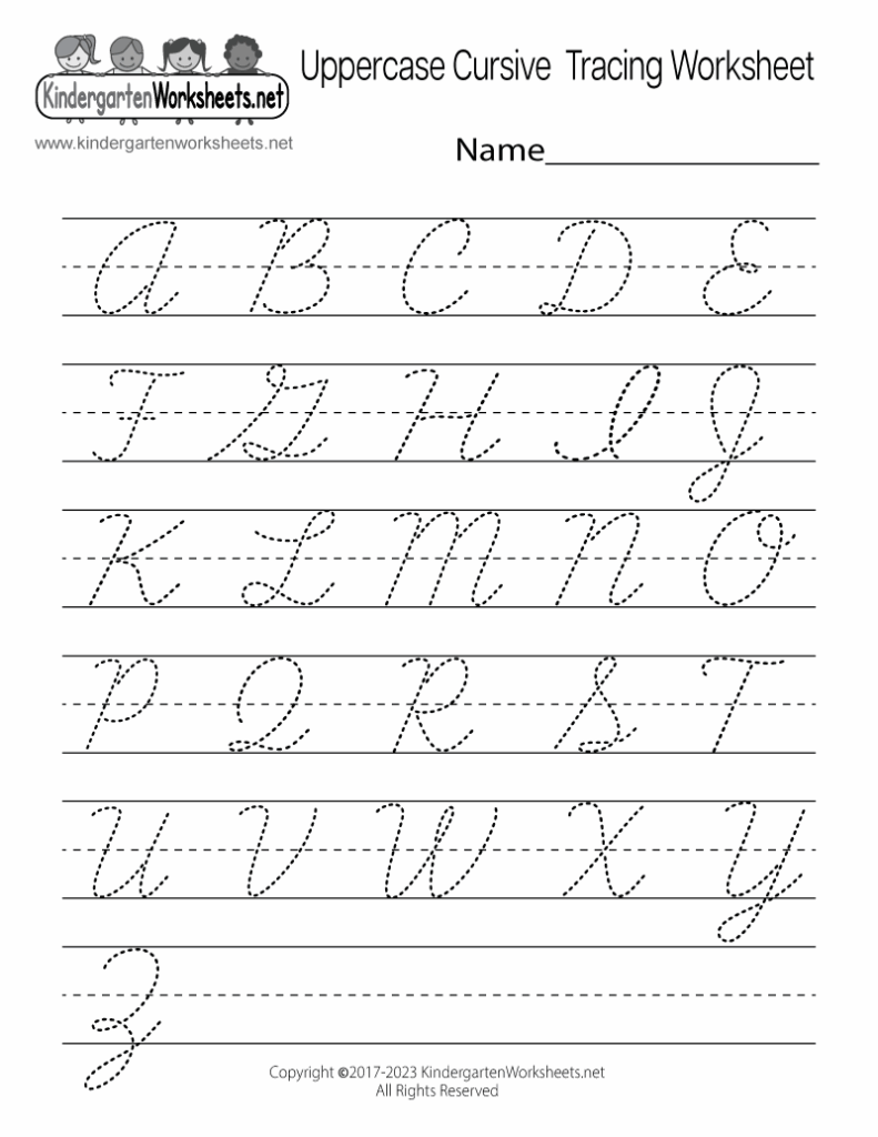 Cursive Handwriting Worksheets Free Printable