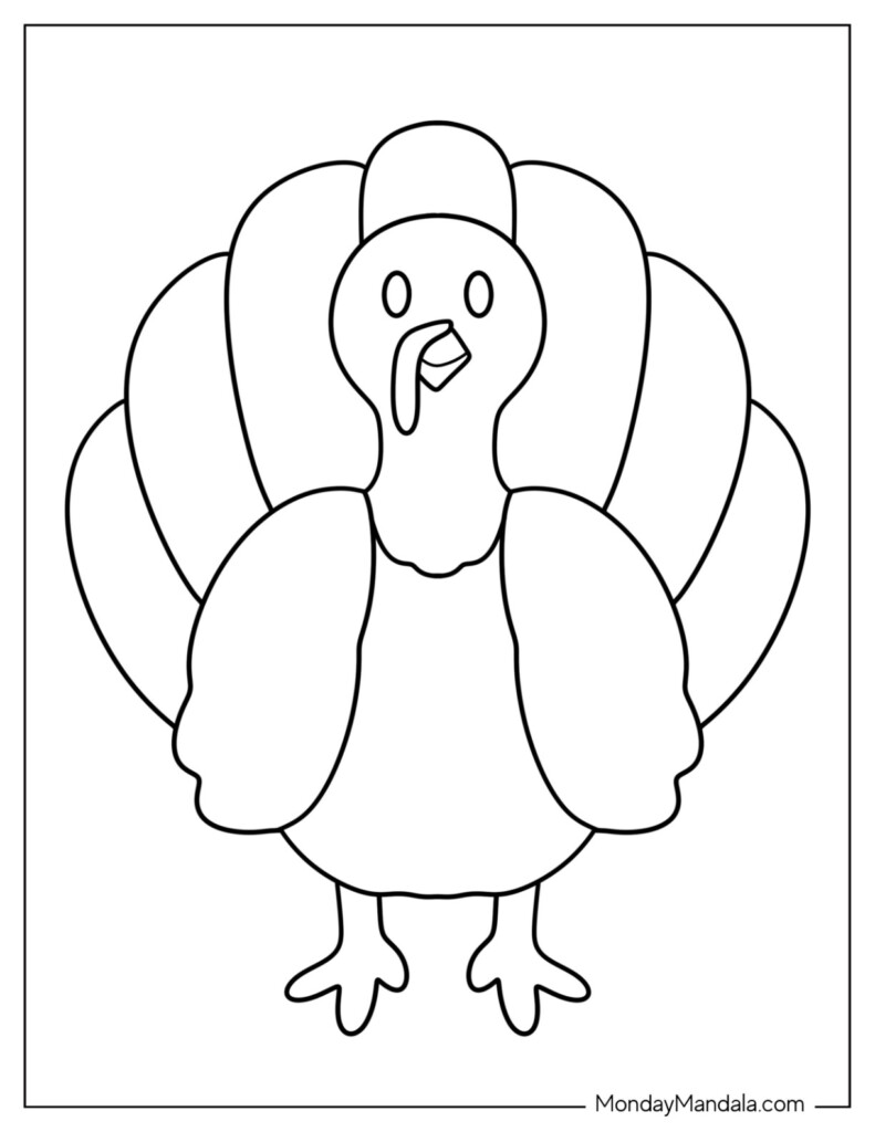 Cute Turkey Template