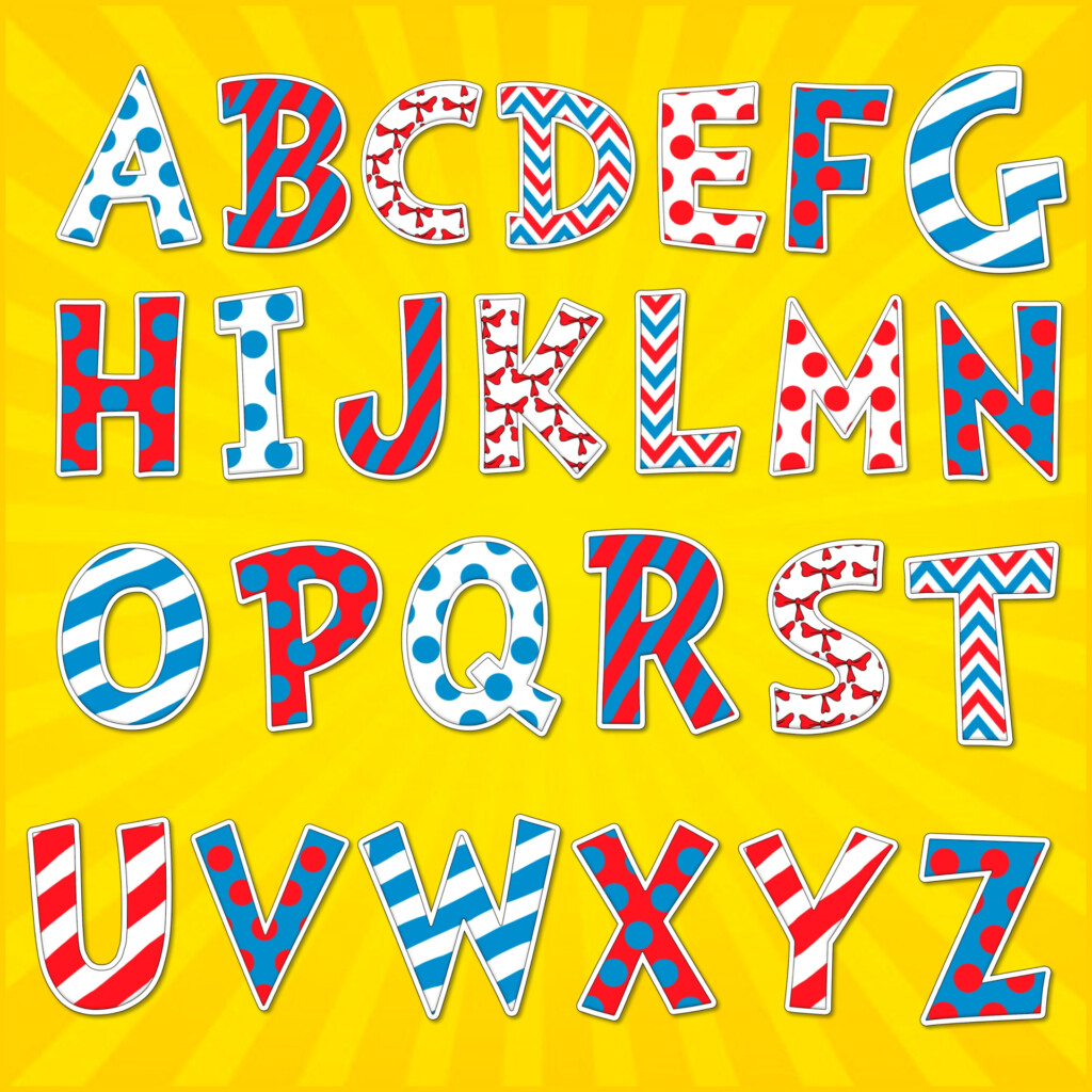 Dr Seuss Alphabet 10 Free PDF Printables Printablee
