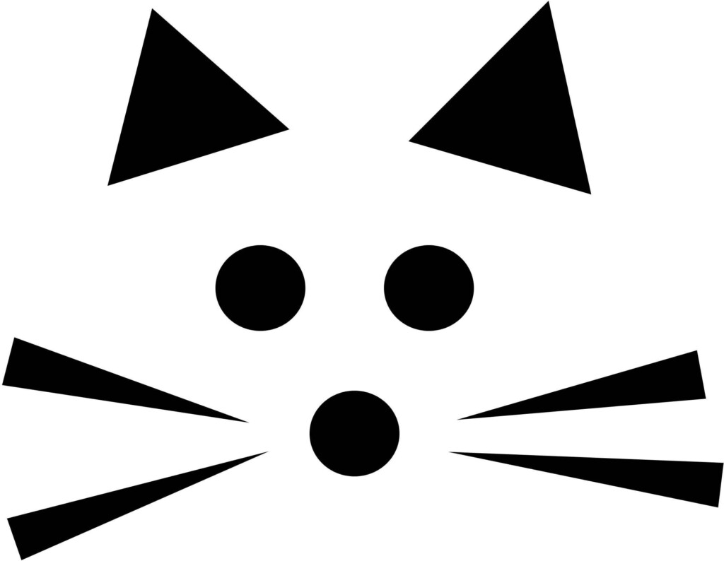 Easy Kitty Pumpkin Face Free Pumpkin Carving Template Cat Pumpkin Stencil Pumpkin Face