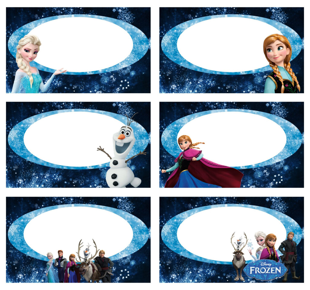 Free Frozen Party Printables Food Labels PRINTABLE TEMPLATES