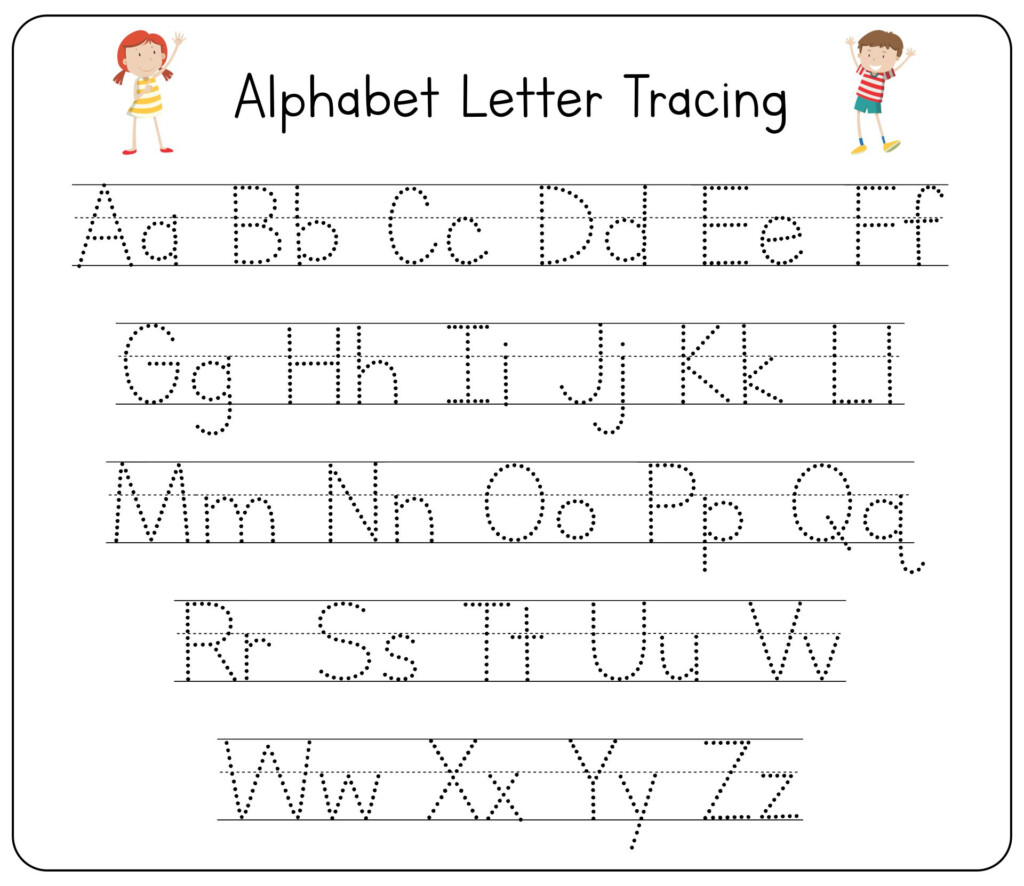 Free Printable Abc Tracing Printable Form Templates And Letter