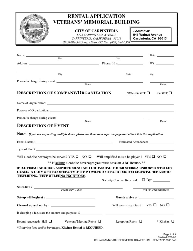 Free Printable California Residential Lease Agreement Free Printable A To Z