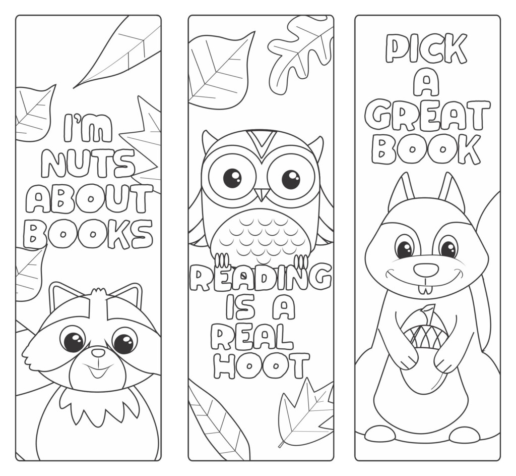 Free Printable Color Bookmarks