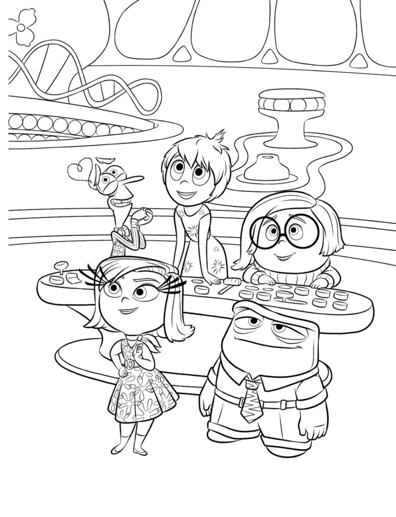 Free Printable Inside Out Coloring Pages Printable Templates Free