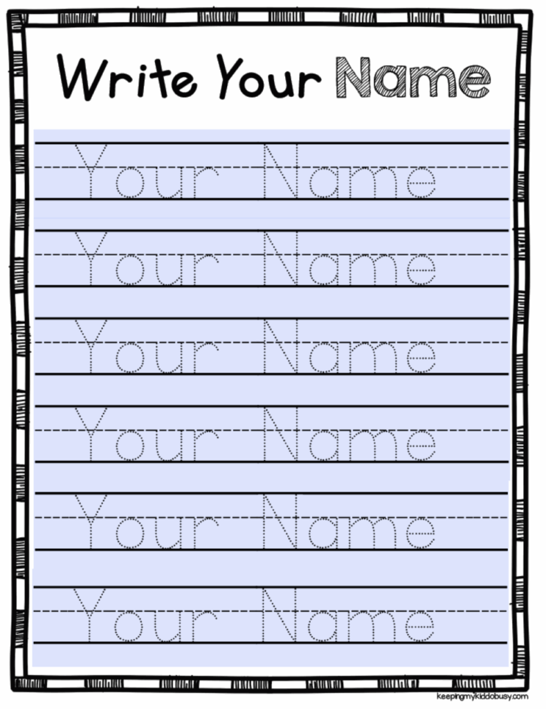 Free Printable Name Tracing Worksheets AlphabetWorksheetsFree