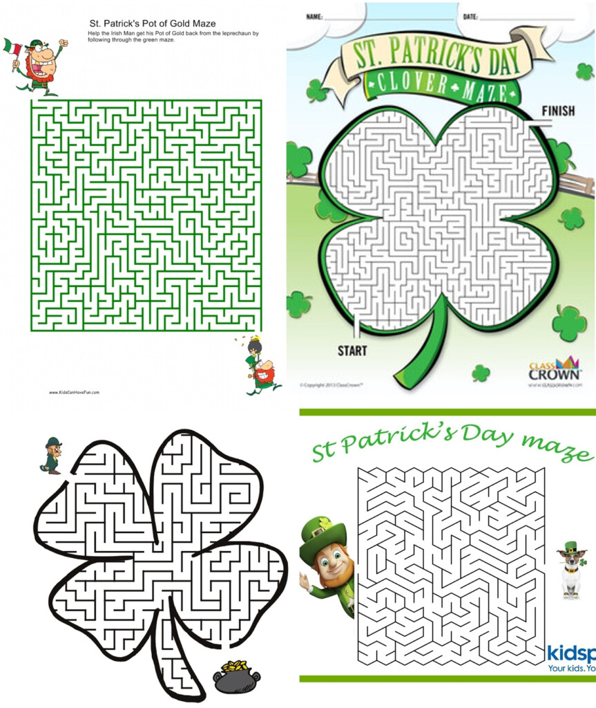 Free Printable St Patrick S Day Games