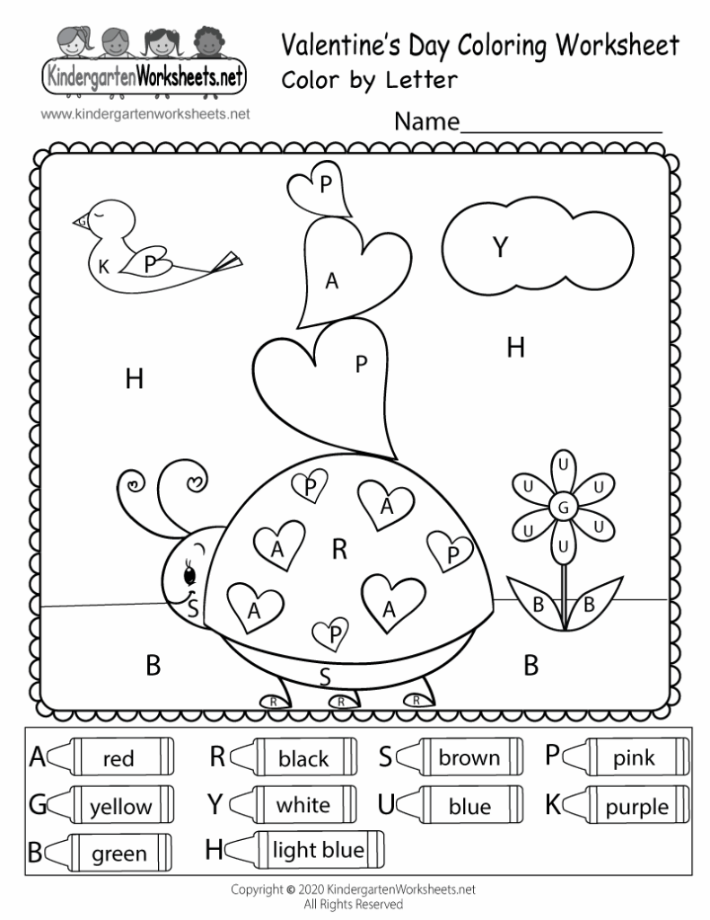 Free Printable Valentines Worksheets For Kids