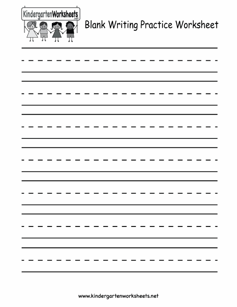 Free Printable Writing Worksheets For Kindergarten