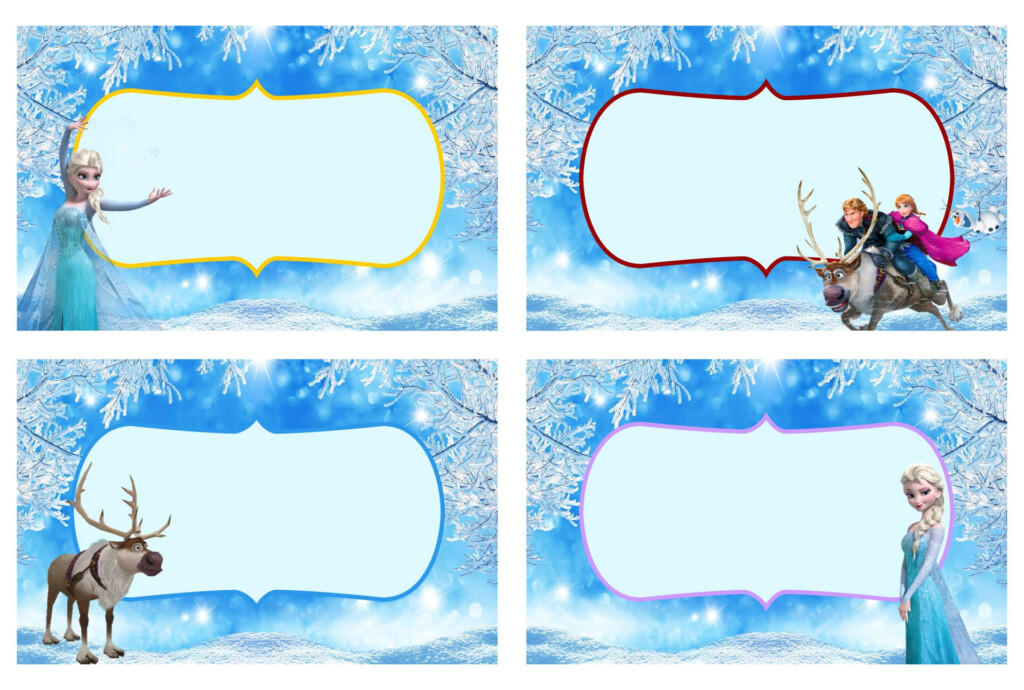 Frozen Party Food Labels Free Printable FREE PRINTABLE TEMPLATES