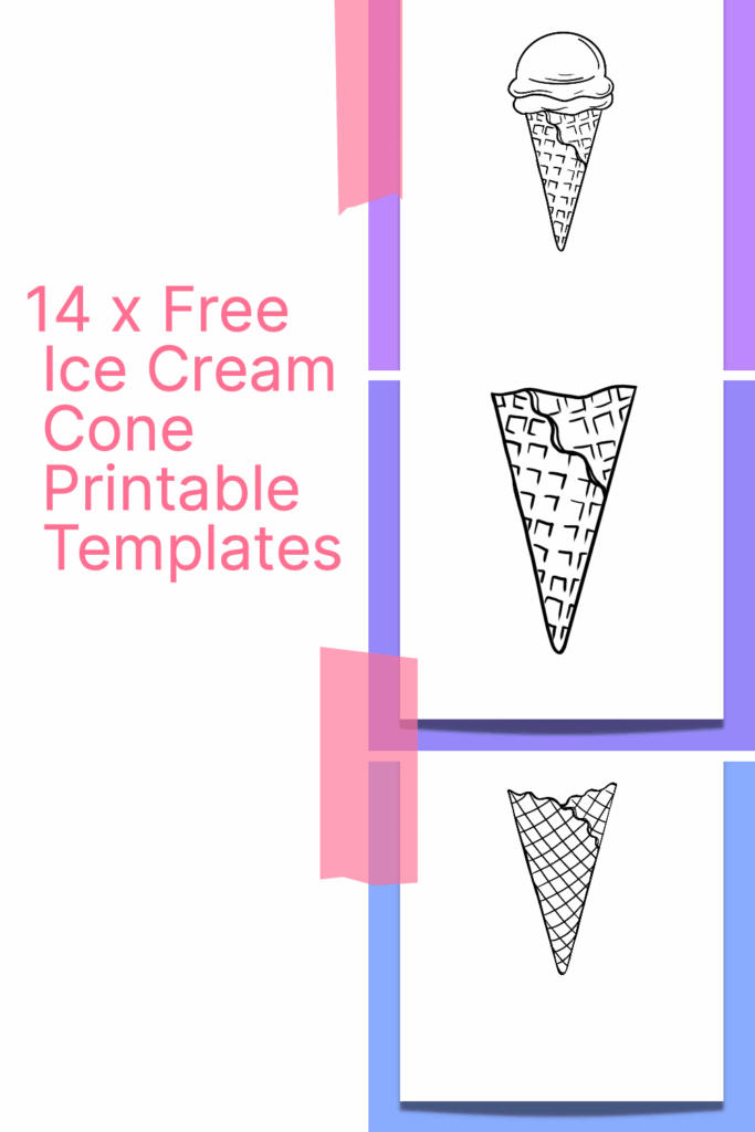 Get Creative With These 14 Free Ice Cream Cone Template Printables Artsydee Drawing