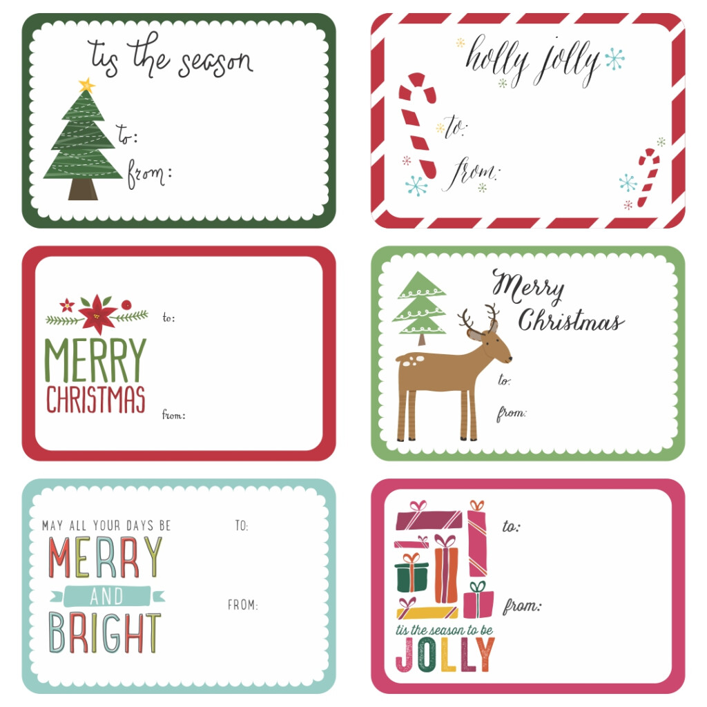Gift Tag Printable Christmas