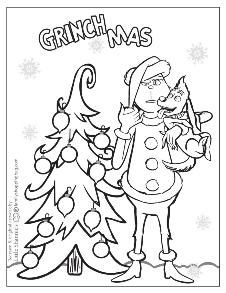 Grinch Coloring Pages For Kids
