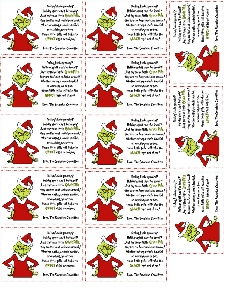Grinch Pills Free Printable Template PRINTABLE TEMPLATES