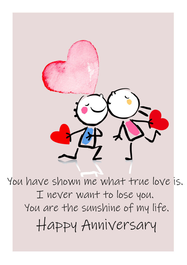 Happy Anniversary Printable Cards