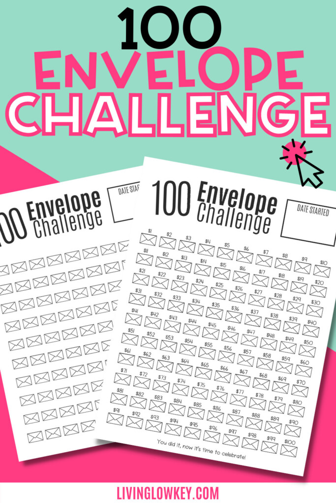 How To Do The 100 Envelope Challenge Free Printable Included 