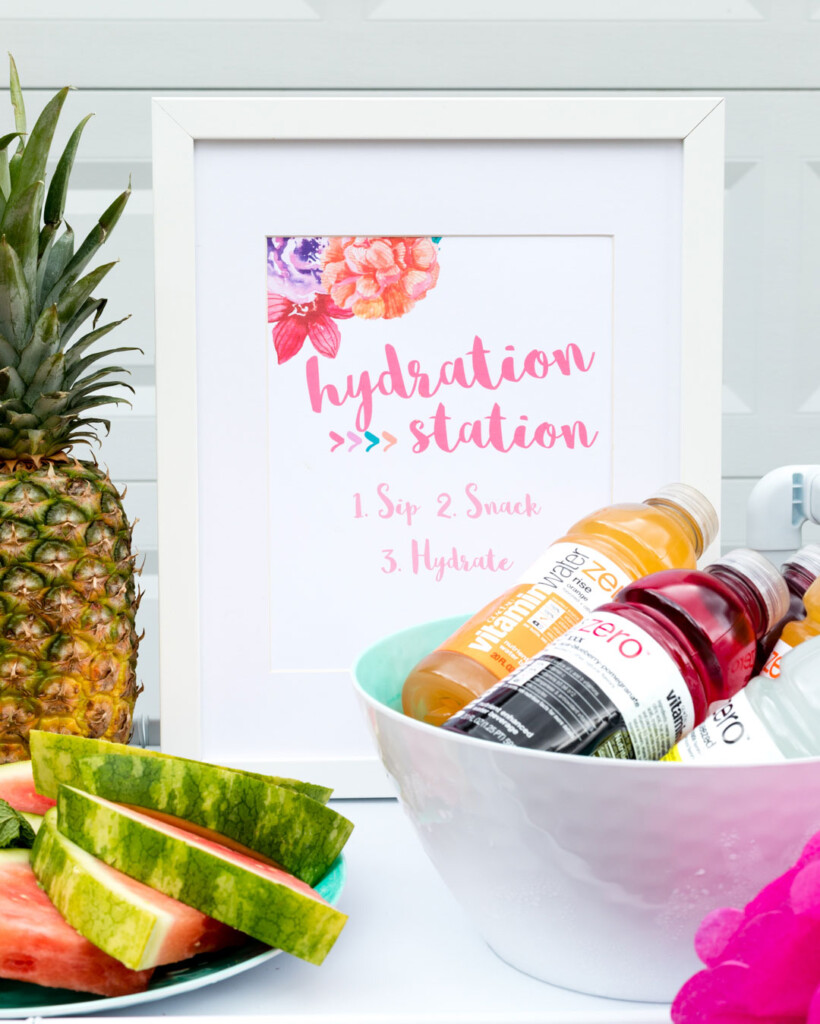 Hydration Station Ideas For Your Summer Party Cutefetti