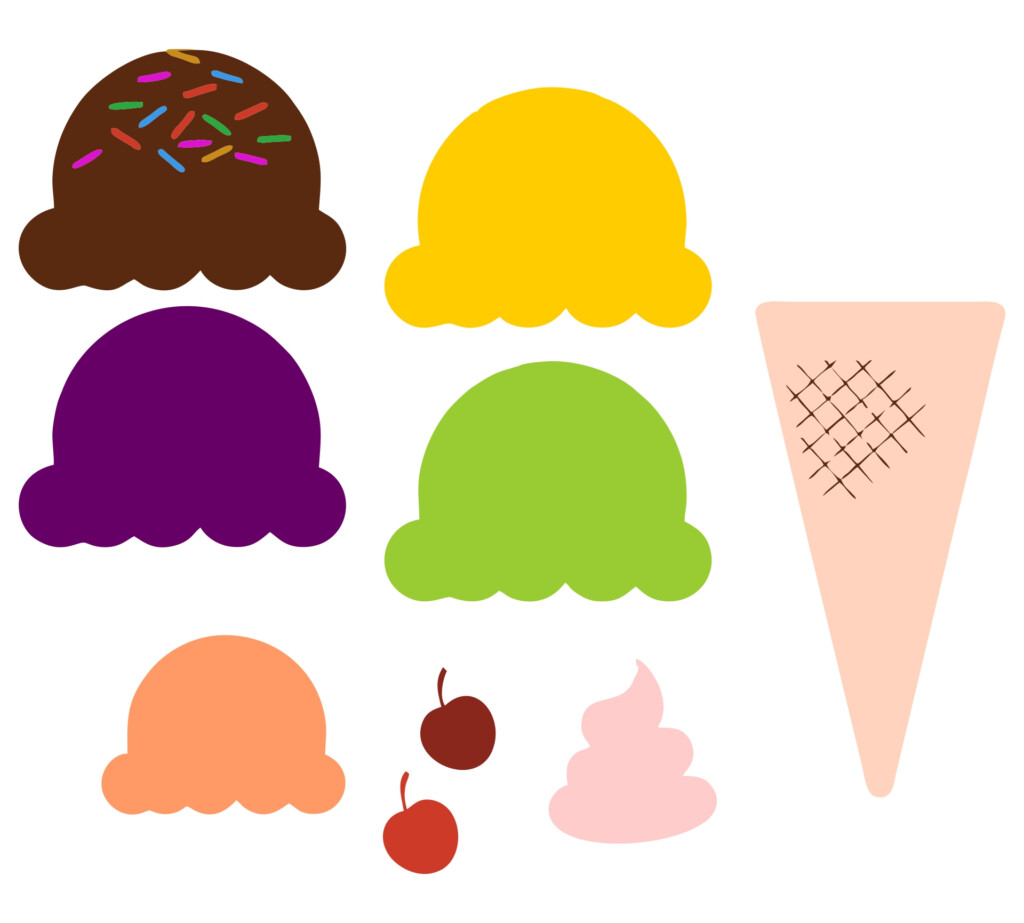 Ice Cream Cone Pattern 10 Free PDF Printables Printablee