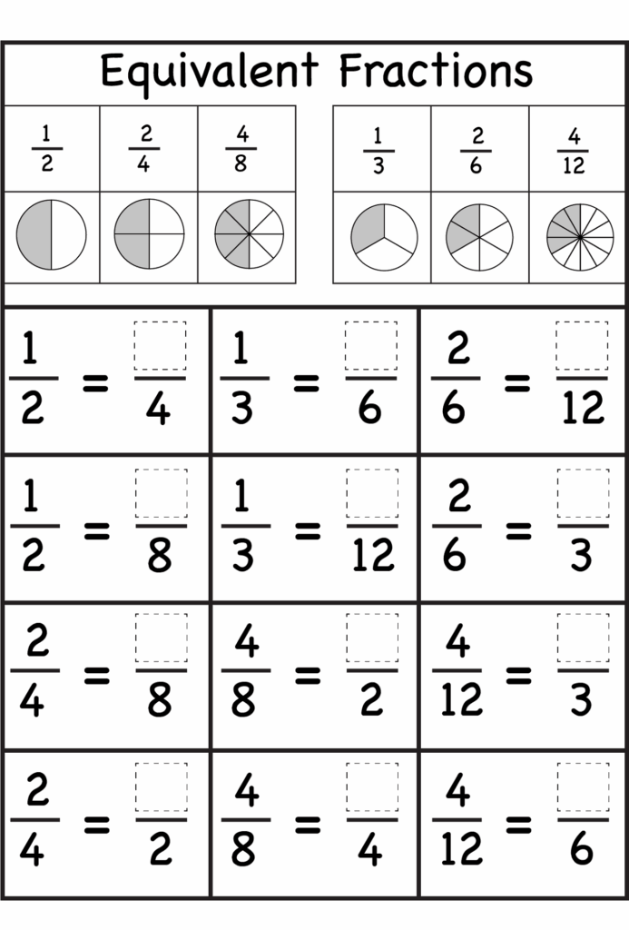 Learning Equivalent Fractions