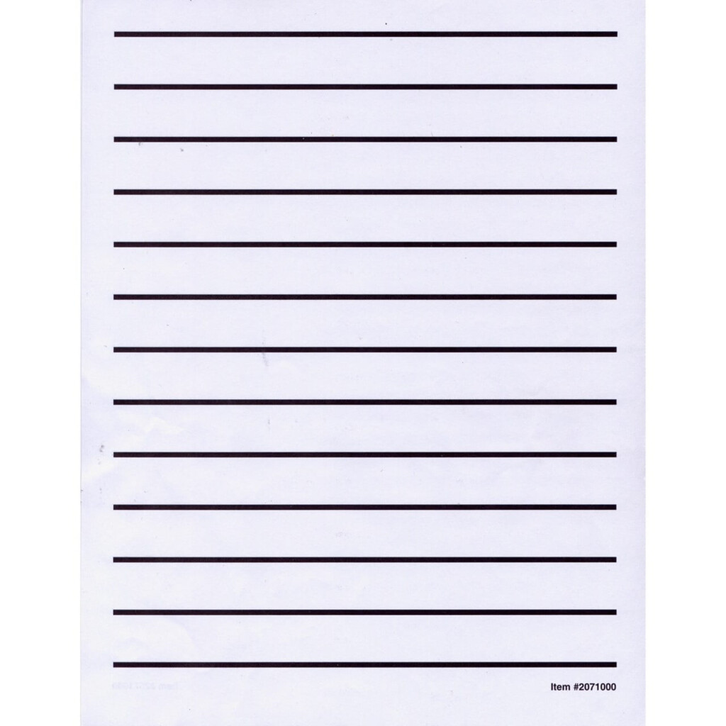 Low Vision Writing Paper Bold Line 1 Pad Walmart