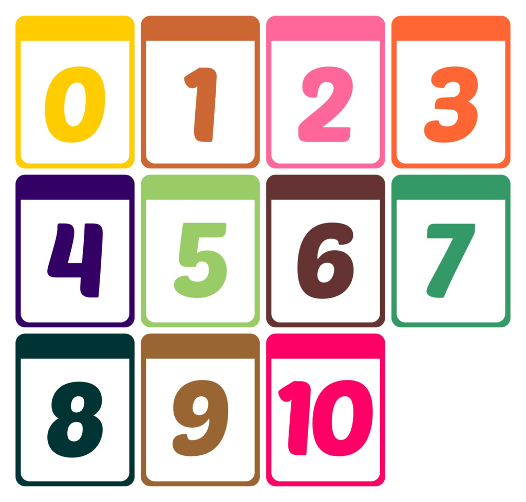 Number Cards Printable