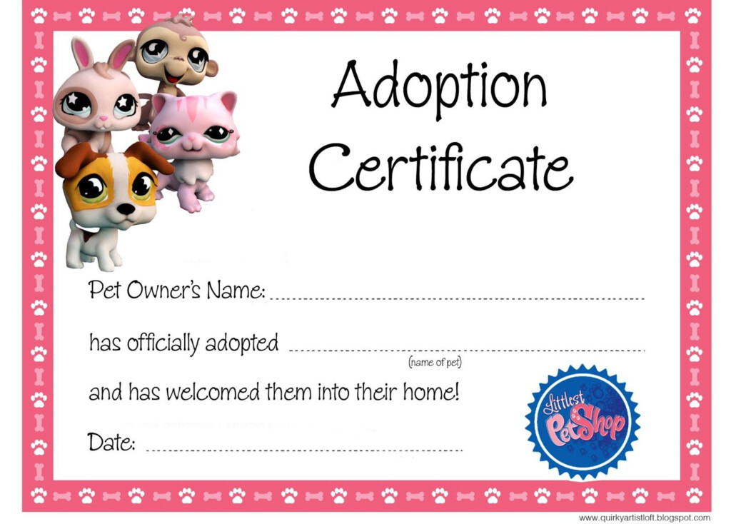 Pin By Crafty Annabelle On Cakes Pet Adoption Certificate Little Pet Shop Party Ideas Pet
