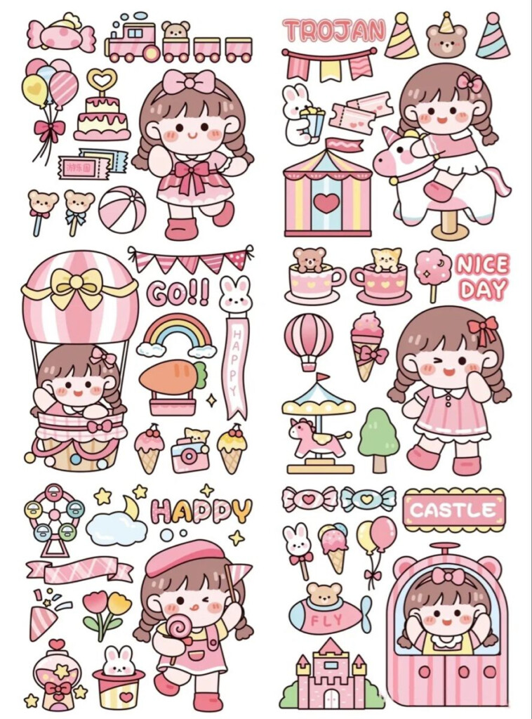 Pin By Shu On Sticker Cute Laptop Stickers Cute Easy Drawings Cute Doodles