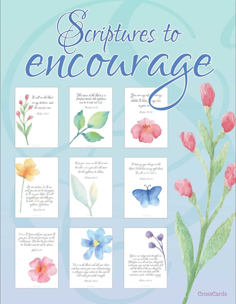 Printable Bible Scriptures For Encouragement